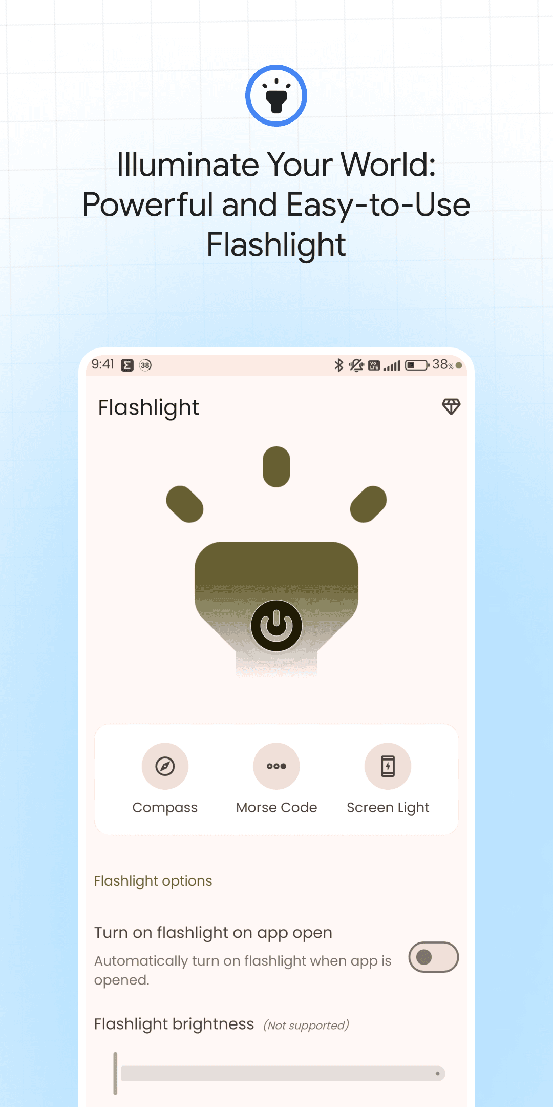Shake Flashlight screenshot